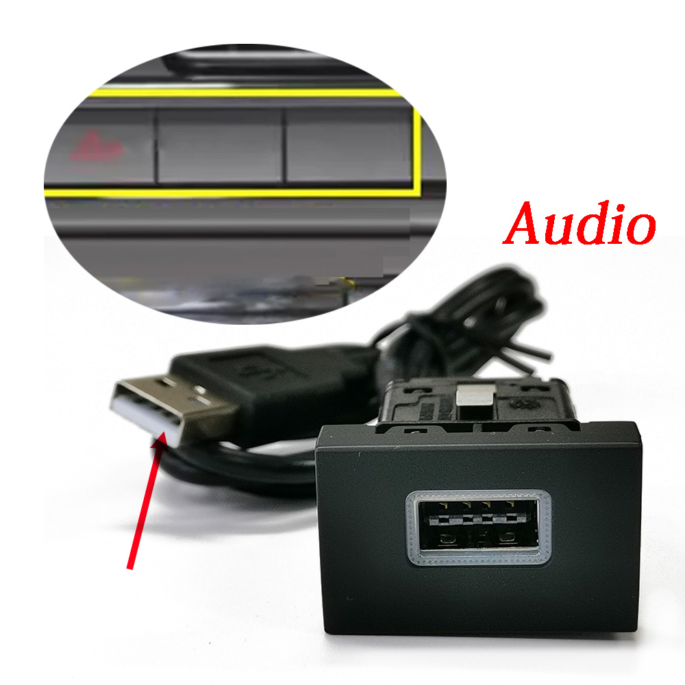 Audio Interface - 1 Adet Araba USB Giriş Adaptörü