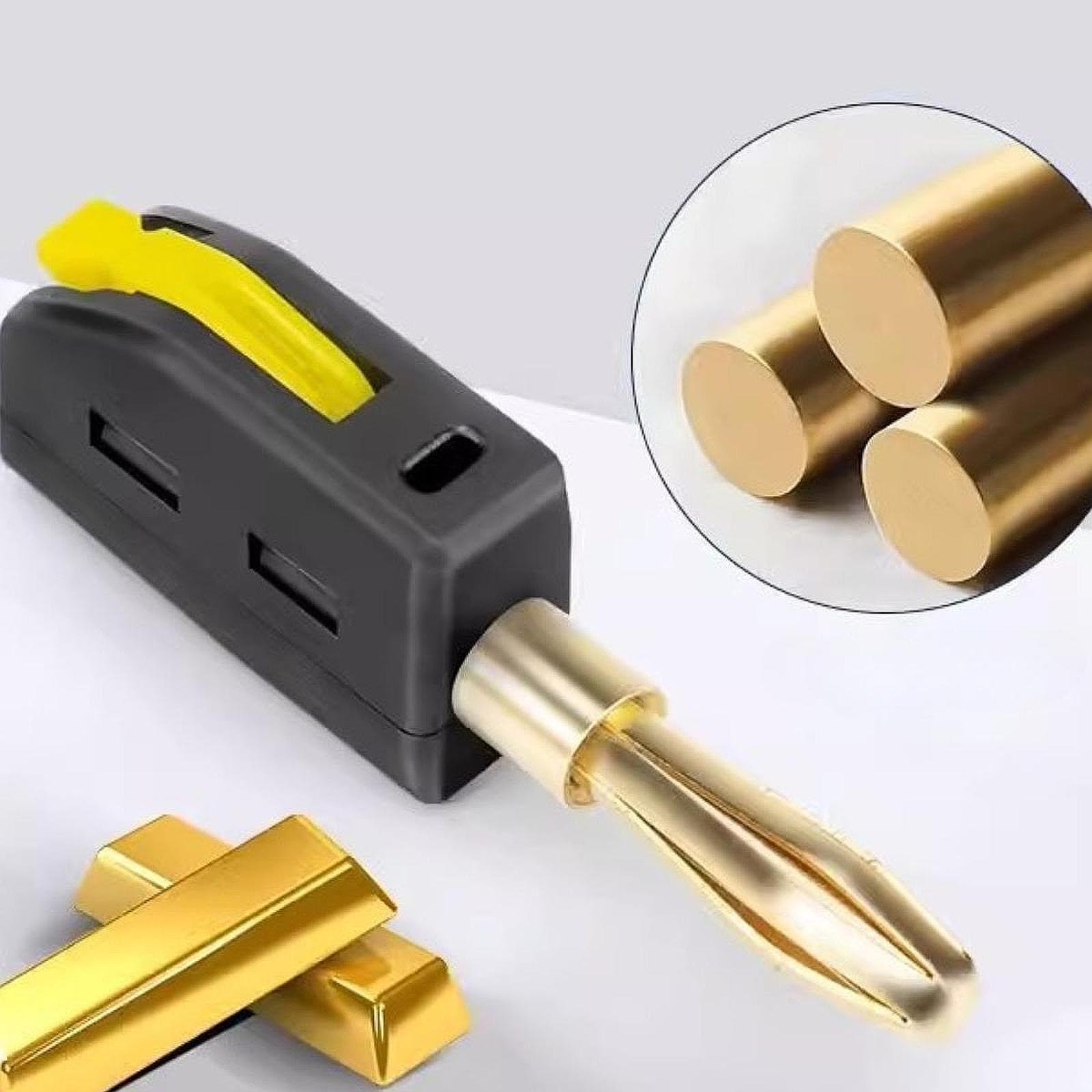Banana Plug - Duvar Plakaları ve Alıcılar için 4mm