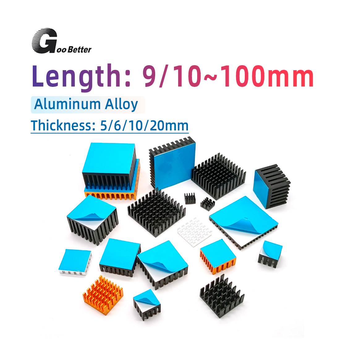 Heatsink Aluminum - Alüminyum Soğutucu Radyatör Elektronik Çip Soğutması