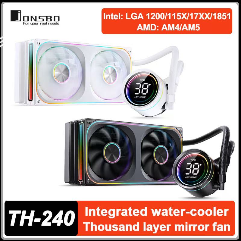Heatsink Aluminum - JONSBO TH-240 CPU Su Soğutucu Soğuk