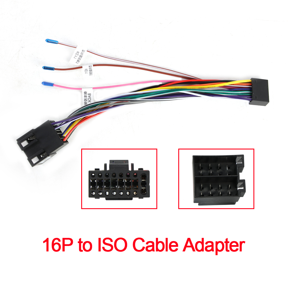 Audio Cable Rca - 16 Pin Fiş Kablosu ISO Standart