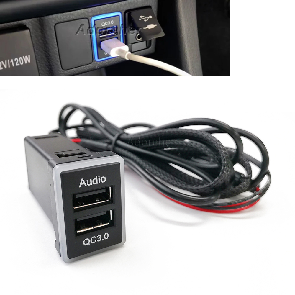 Audio Interface - 1 adet hızlı araba şarjı ses