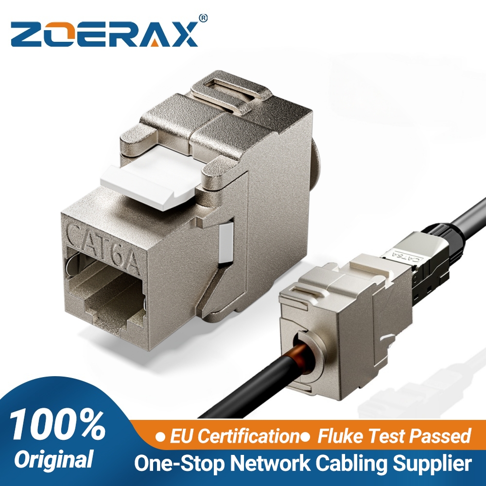 Rj45 Jack - ZoeRax Keystone Modül Jakları CAT6A Korumalı