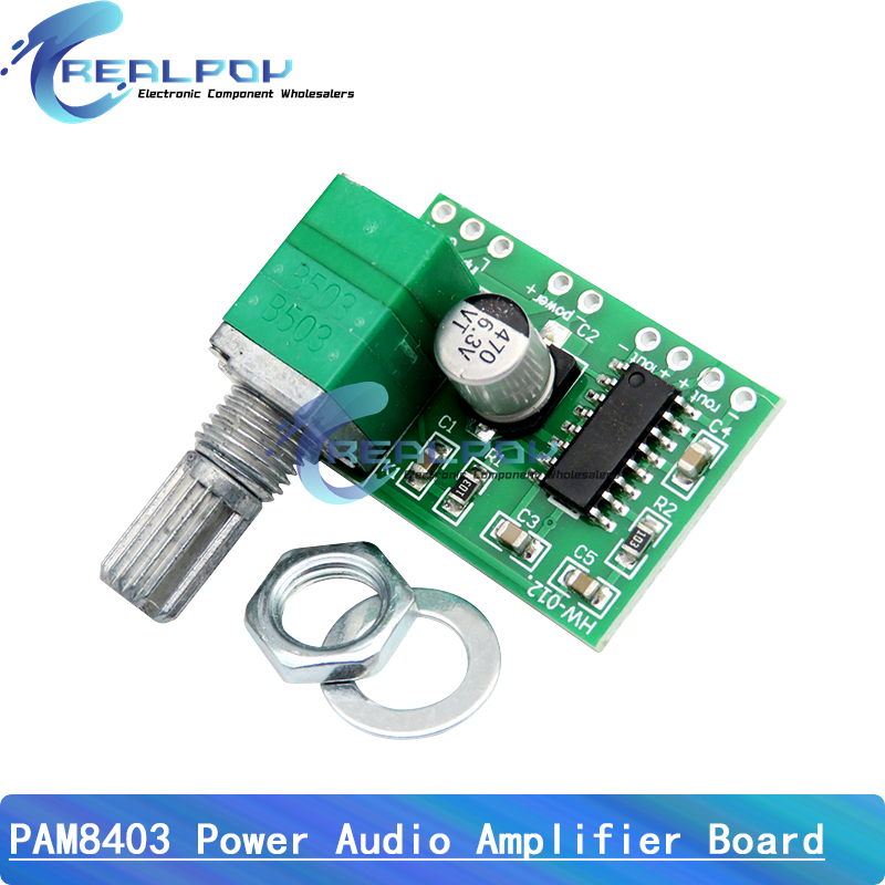Volume Control Board - PAM8403 5V Güç Ses Amplifikatörü Kartı