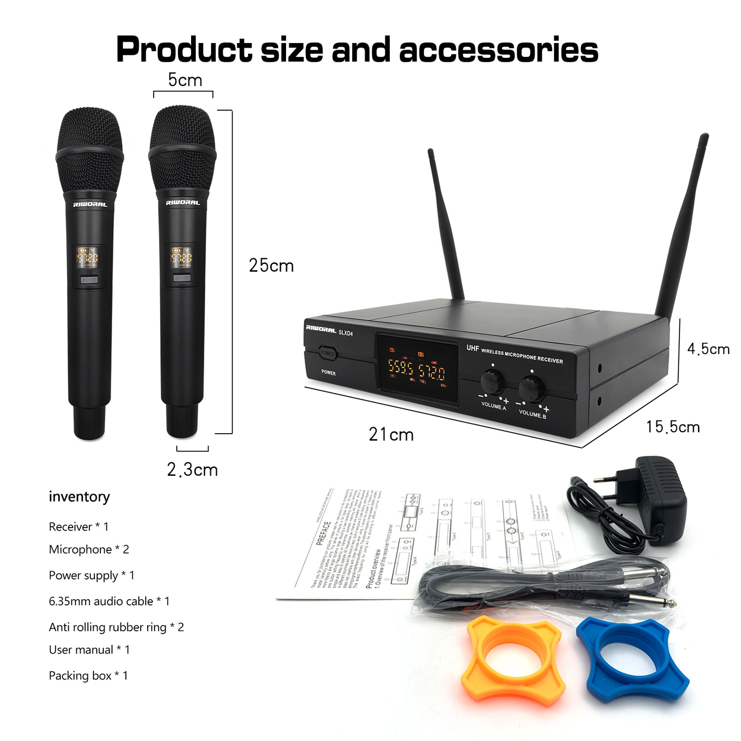 Condenser Microphone Kit - 2026 SLXD4 En İyi 2 Kanallı