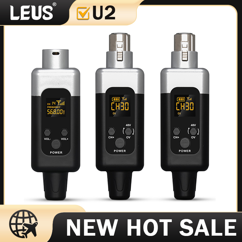 Microphone Capsule - LEUS U2 UHF Kablosuz Mikrofon Dönüştürücü