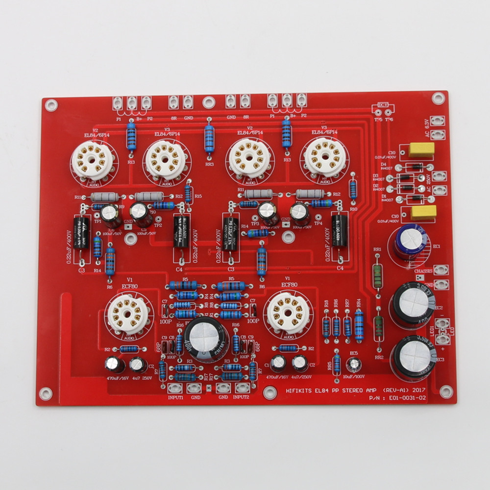 HiFi EL84+ECF80 Stereo Push Pu - Audio Amplifier Board incelemesi ve fiyatı