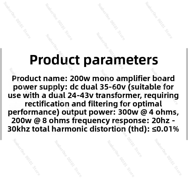 Yükseltilmiş 200W Mono HiFi Gü - Audio Amplifier Board incelemesi ve fiyatı