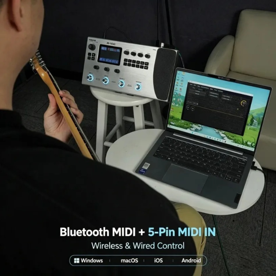 M-VAVE MK-300 Kablosuz Gitar A - Audio Interface incelemesi ve fiyatı