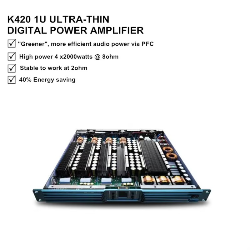 MORIN K420 Yüksek Güçlü 2000W  - Class D Amplifier incelemesi ve fiyatı