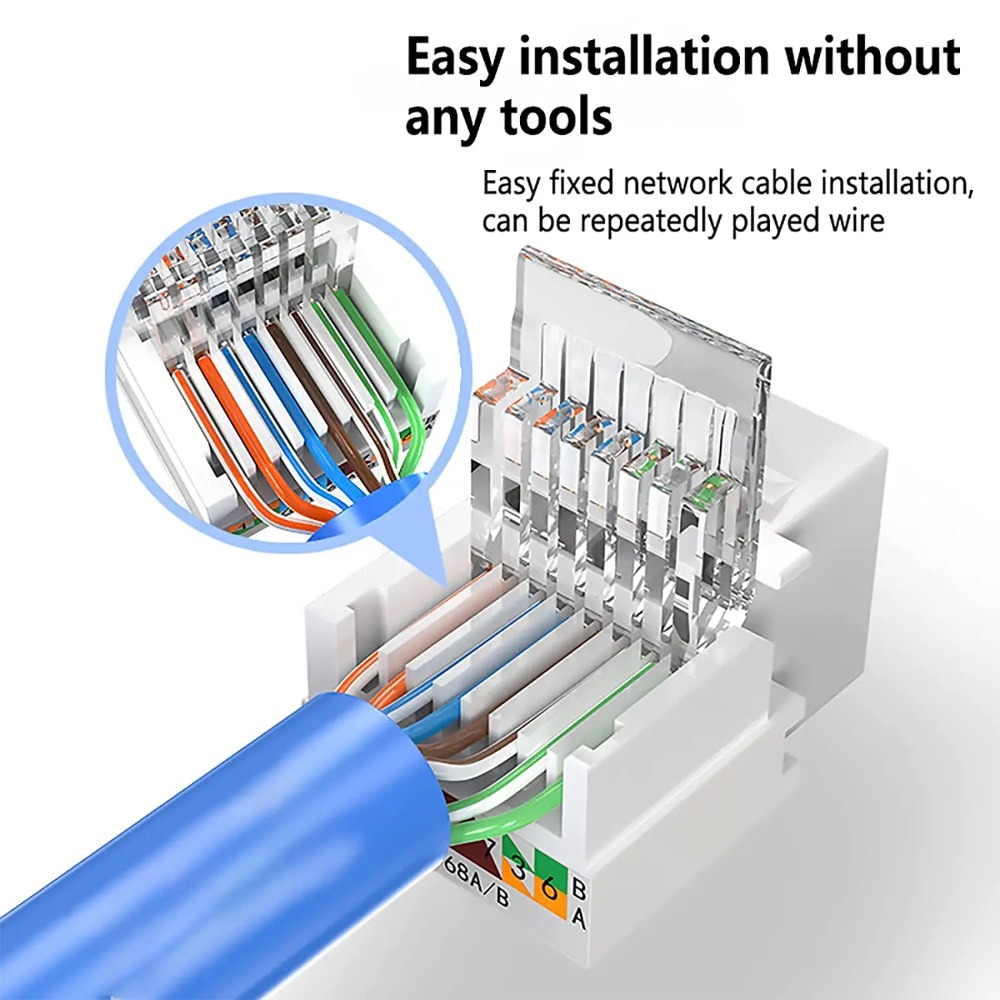 Cat6 Aletsiz RJ45 Keystone Jak - Rj45 Jack incelemesi ve fiyatı