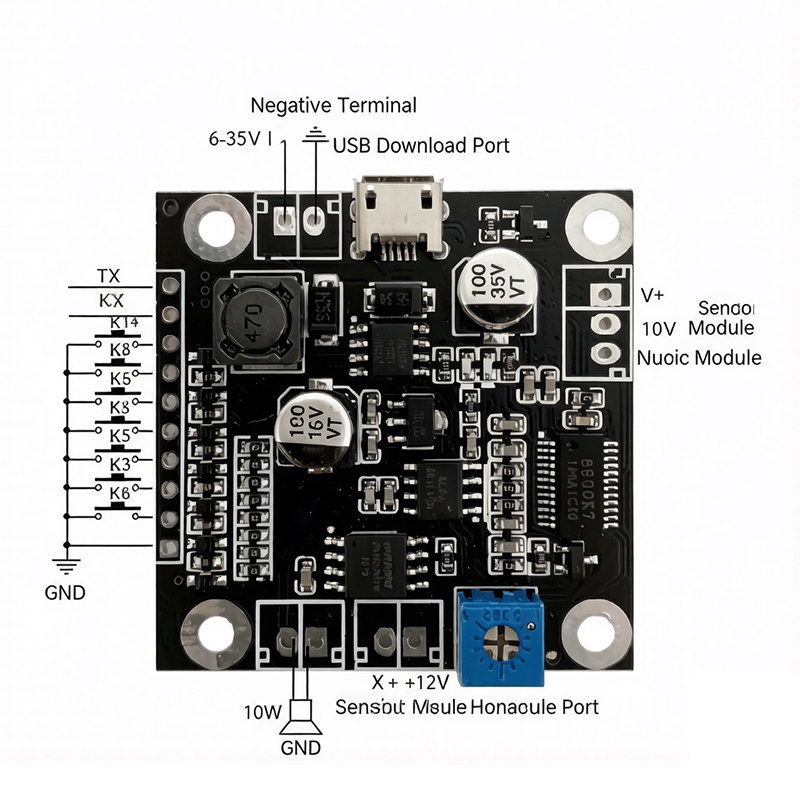 JMR910 Ses Yayını Modülü MP3 S - Volume Control Board incelemesi ve fiyatı