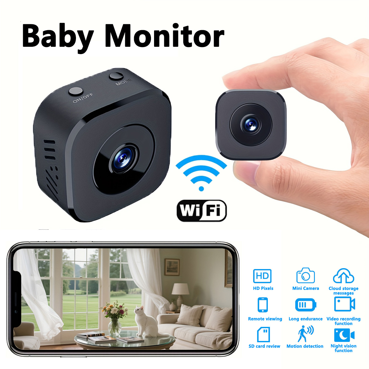 1080P HD Mini WiFi Kamera Kapa - Usb Sound Card incelemesi ve fiyatı