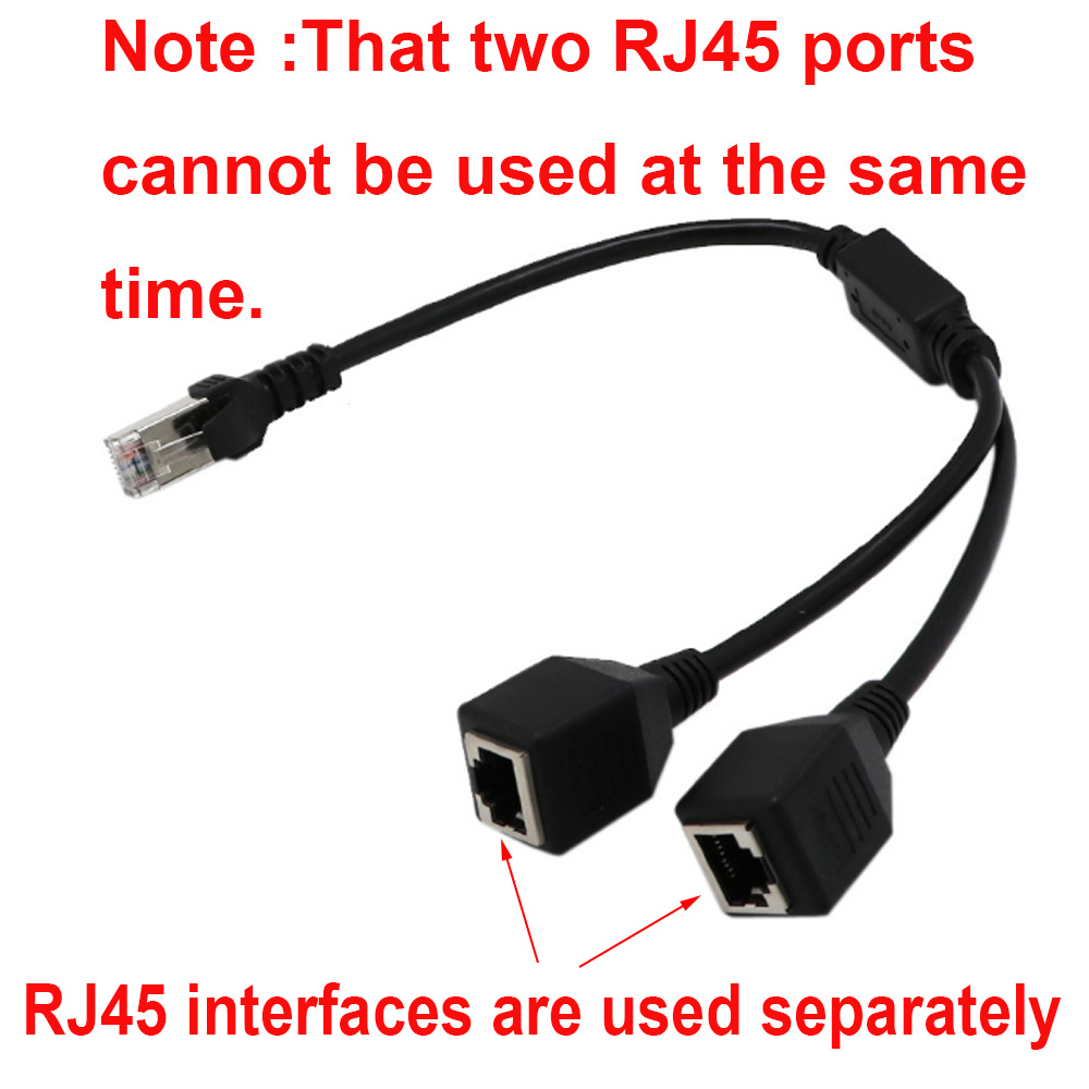 RJ45 1 Erkek 2 Kadın LAN Kablo - Rj45 Jack incelemesi ve fiyatı
